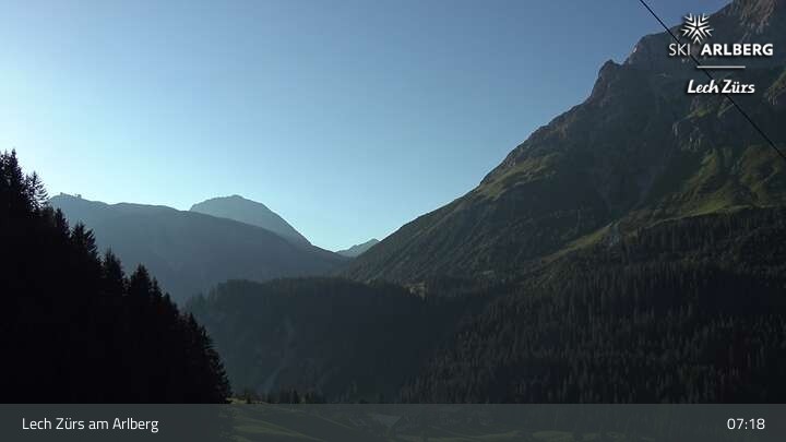 Archived image Webcam Lech Zürs (Arlberg) - Zug