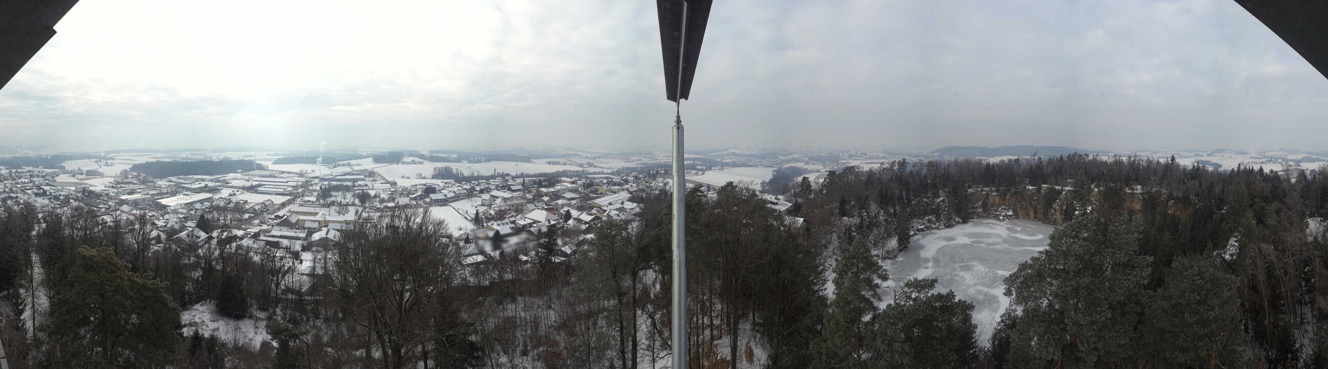 Archiv Foto Webcam Aussichtsturm am Steinbruch Büchlberg
