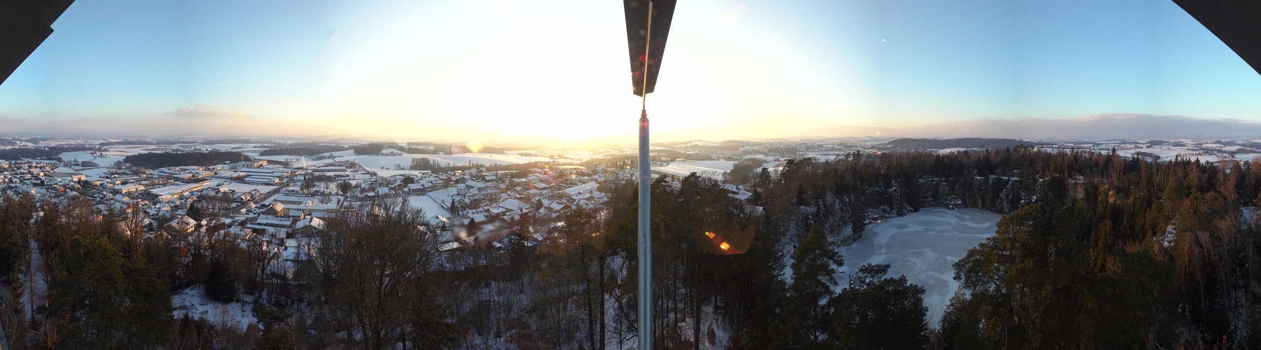 Archiv Foto Webcam Aussichtsturm am Steinbruch Büchlberg