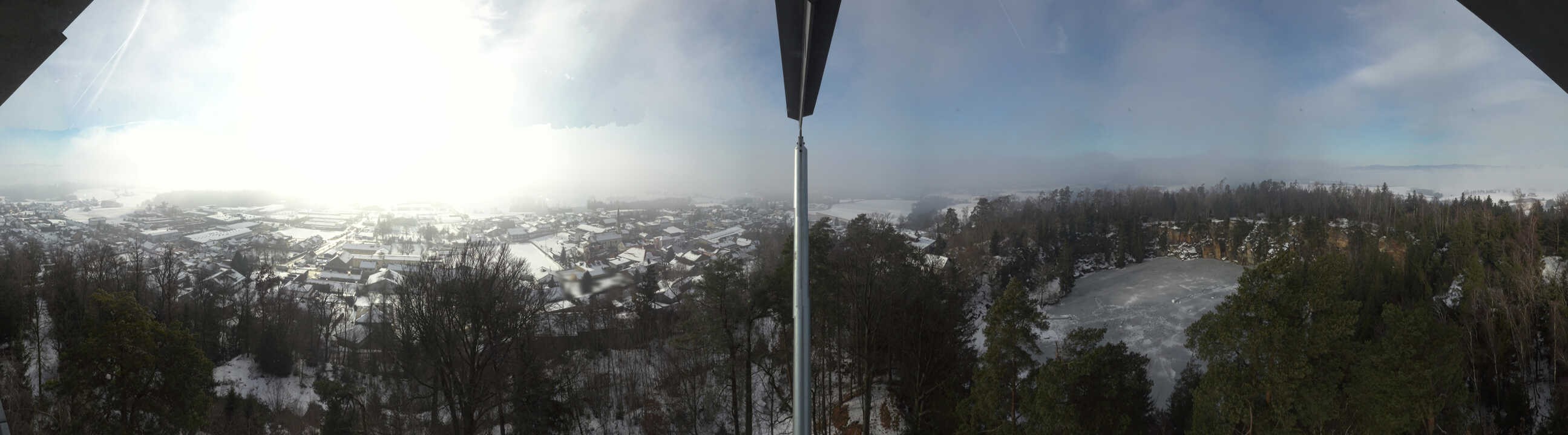 Archiv Foto Webcam Aussichtsturm am Steinbruch Büchlberg