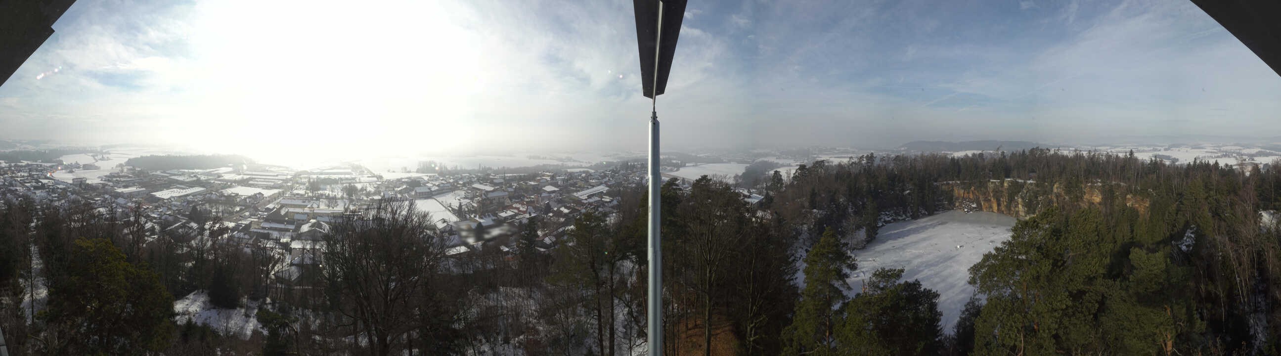 Archiv Foto Webcam Aussichtsturm am Steinbruch Büchlberg