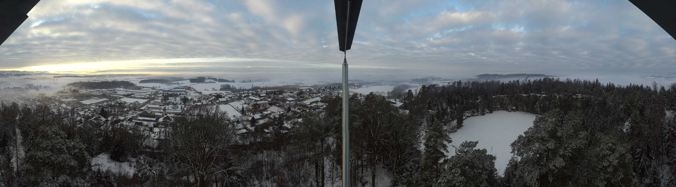 Archiv Foto Webcam Aussichtsturm am Steinbruch Büchlberg