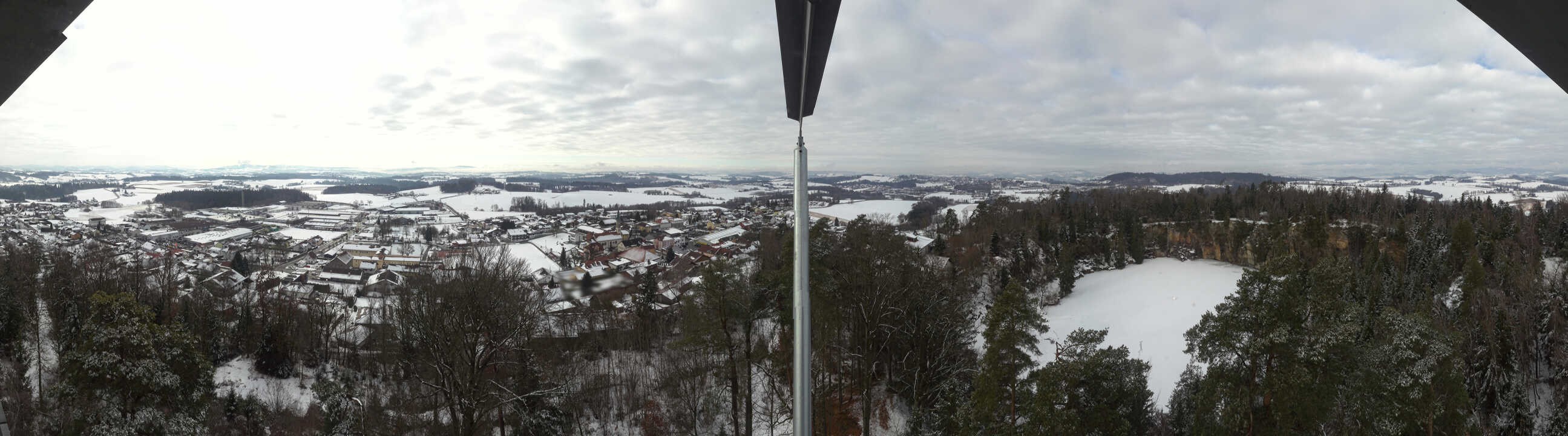 Archiv Foto Webcam Aussichtsturm am Steinbruch Büchlberg
