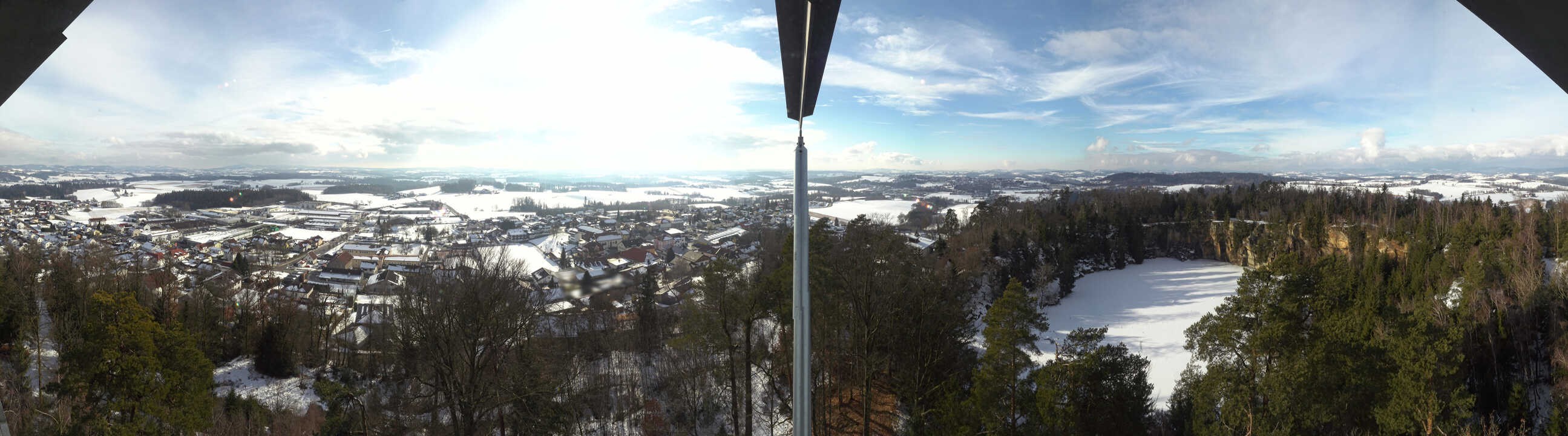 Archiv Foto Webcam Aussichtsturm am Steinbruch Büchlberg