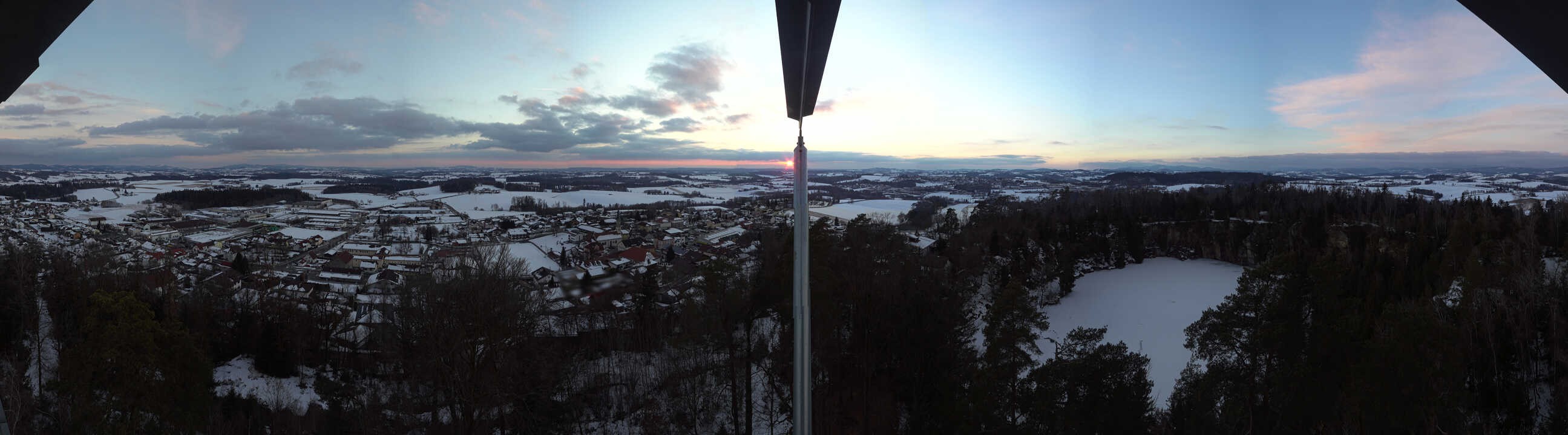 Archiv Foto Webcam Aussichtsturm am Steinbruch Büchlberg