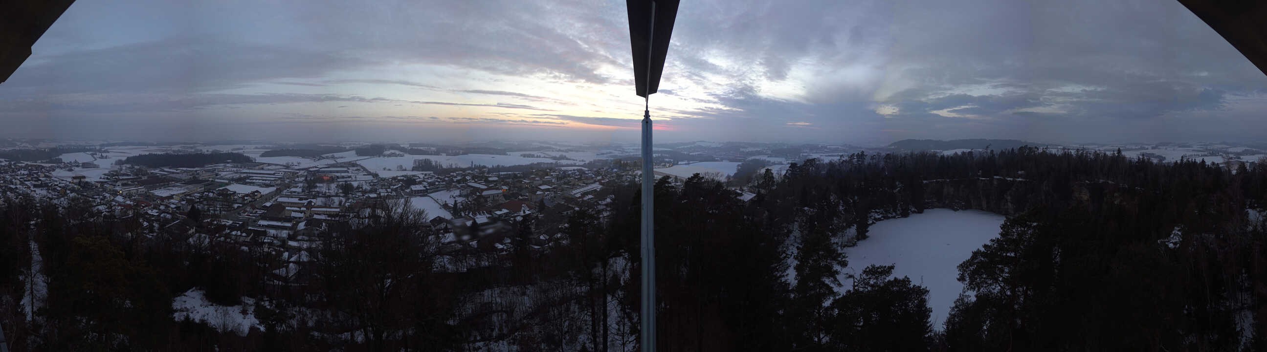 Archiv Foto Webcam Aussichtsturm am Steinbruch Büchlberg