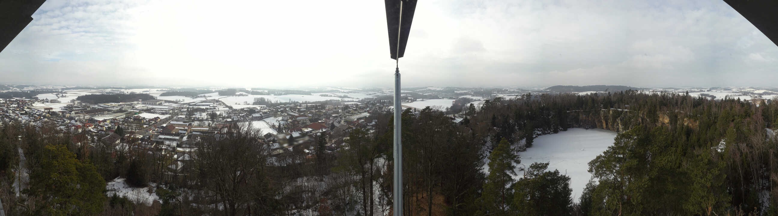 Archiv Foto Webcam Aussichtsturm am Steinbruch Büchlberg