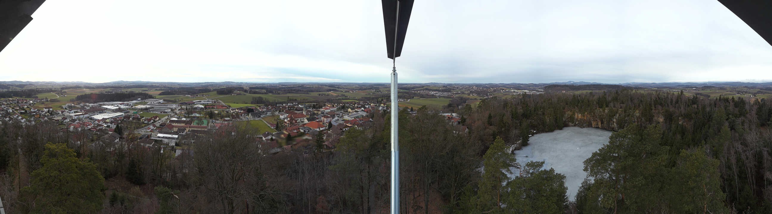 Archiv Foto Webcam Aussichtsturm am Steinbruch Büchlberg