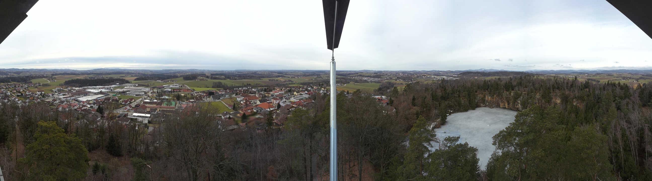 Archiv Foto Webcam Aussichtsturm am Steinbruch Büchlberg