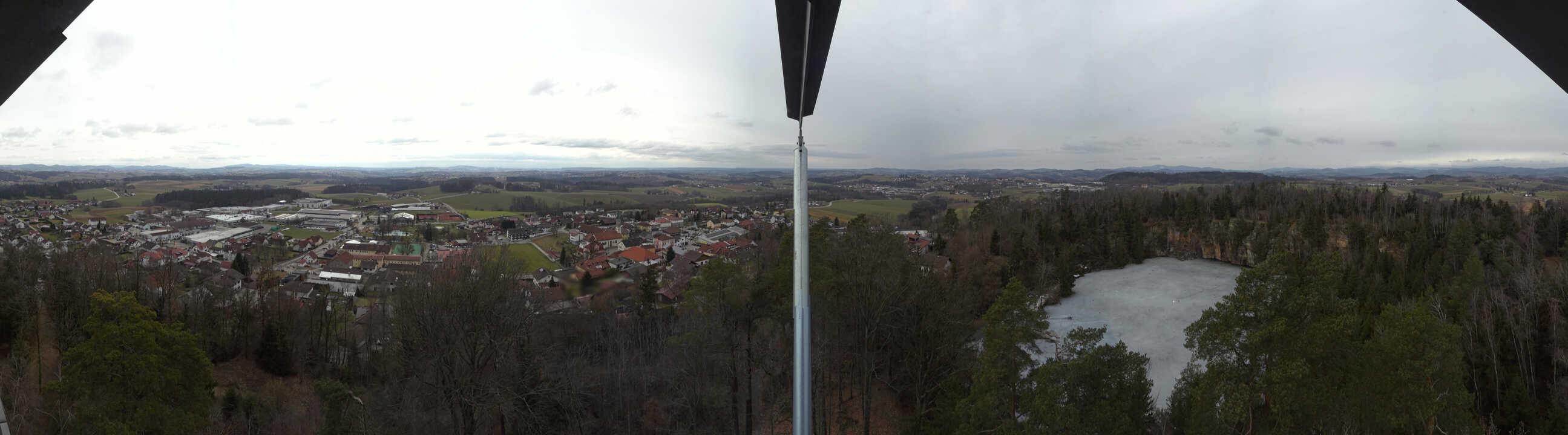 Archiv Foto Webcam Aussichtsturm am Steinbruch Büchlberg