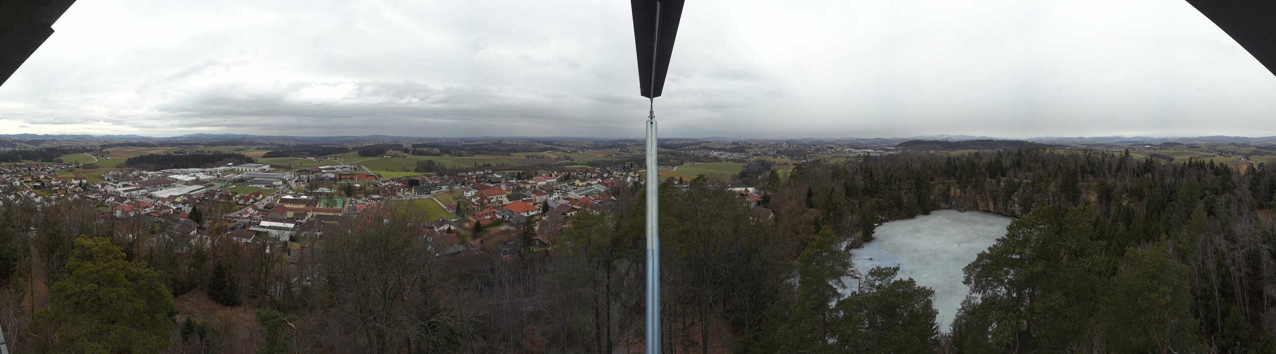 Archiv Foto Webcam Aussichtsturm am Steinbruch Büchlberg