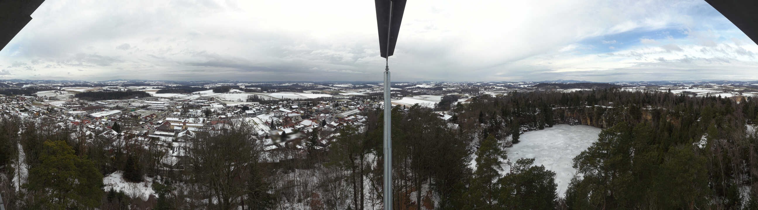Archiv Foto Webcam Aussichtsturm am Steinbruch Büchlberg