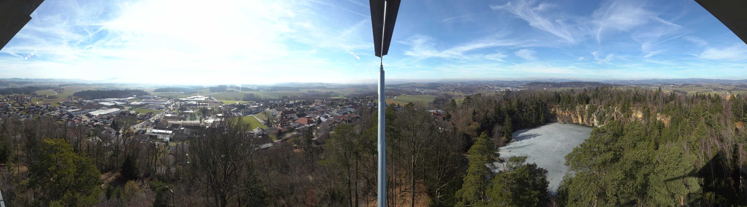 Archived image Webcam Büchlberg - Lookout tower