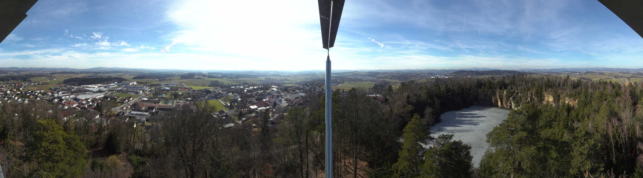 Archived image Webcam Büchlberg - Lookout tower