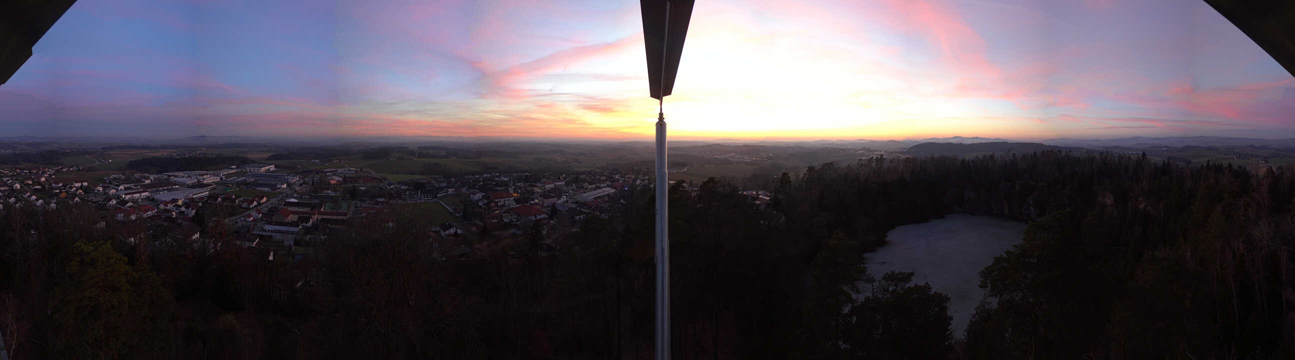 Archived image Webcam Büchlberg - Lookout tower