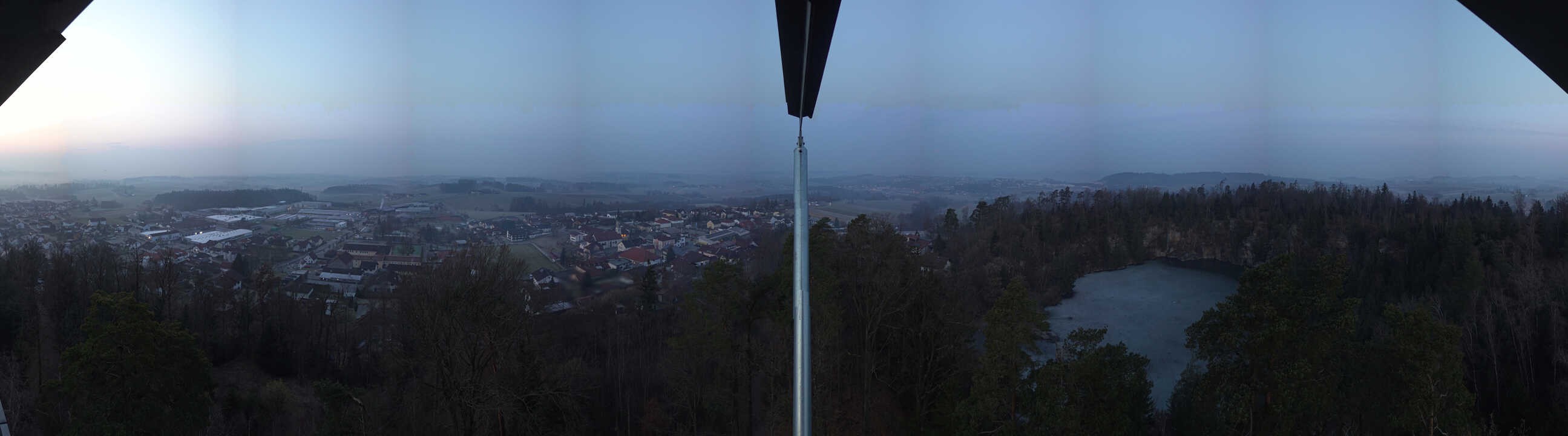 Archiv Foto Webcam Aussichtsturm am Steinbruch Büchlberg