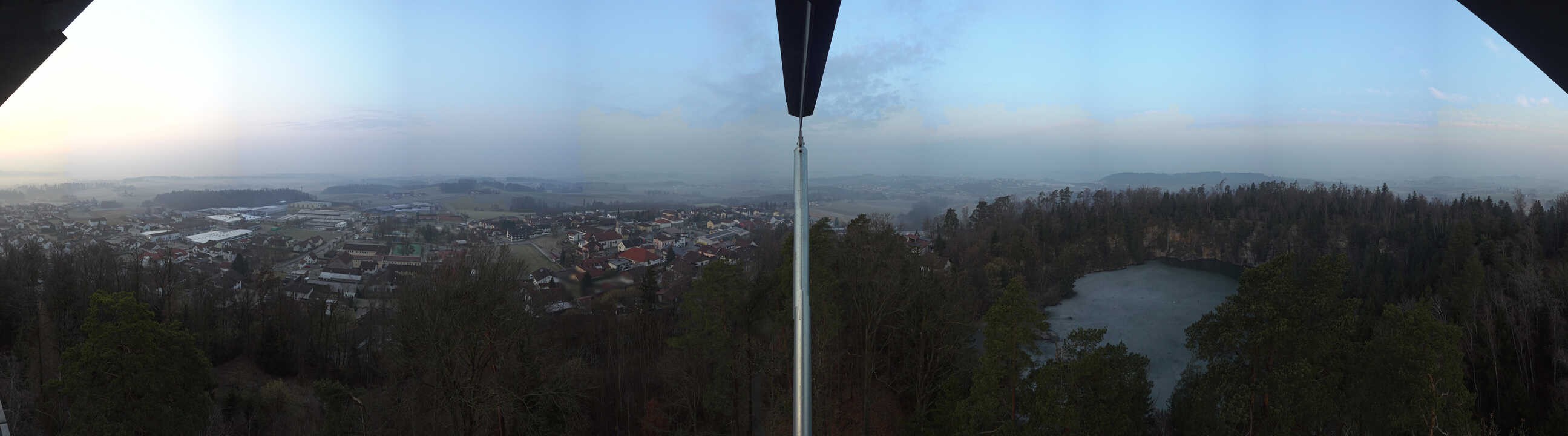 Archiv Foto Webcam Aussichtsturm am Steinbruch Büchlberg