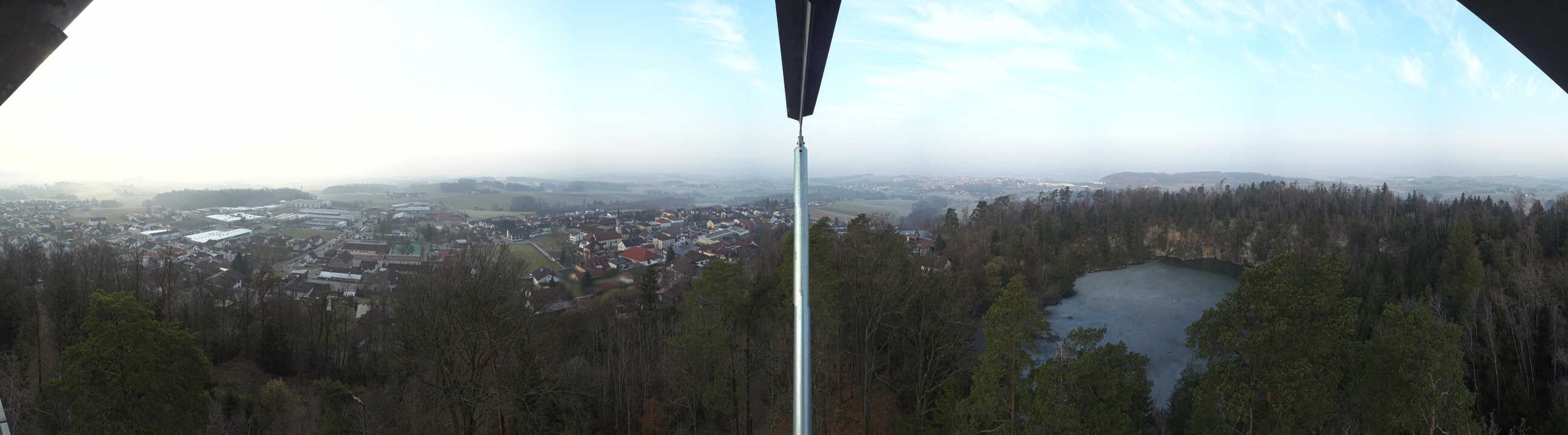 Archiv Foto Webcam Aussichtsturm am Steinbruch Büchlberg