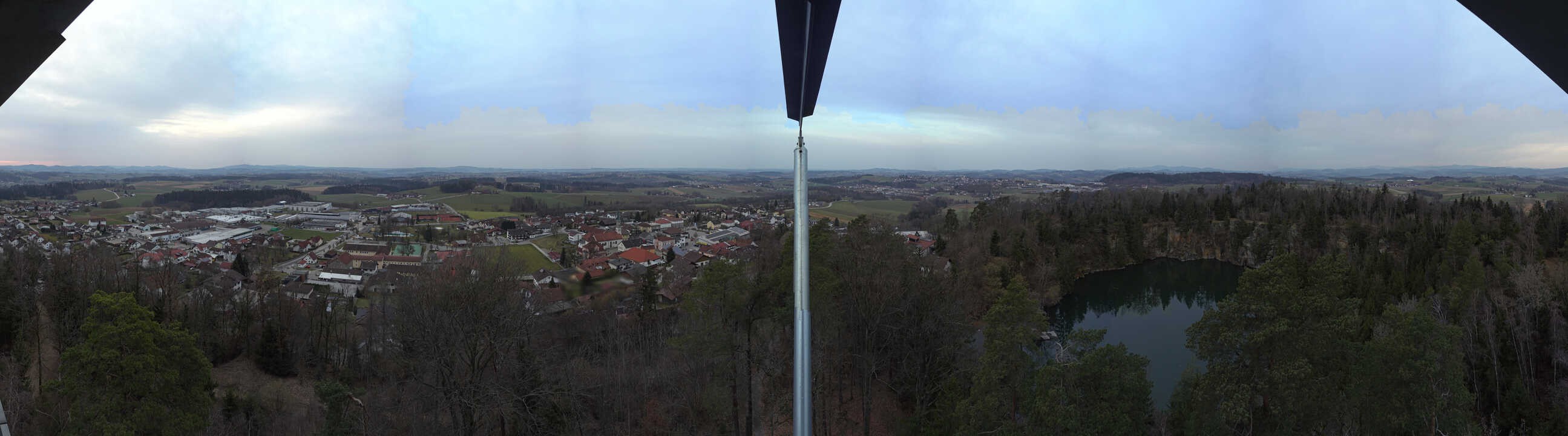 Archiv Foto Webcam Aussichtsturm am Steinbruch Büchlberg