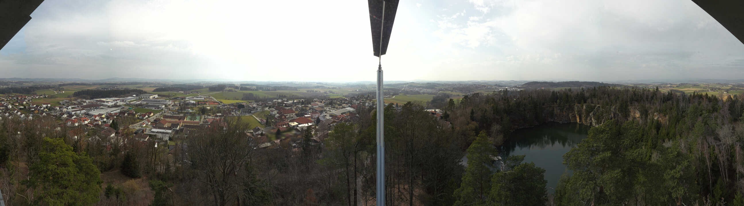 Archiv Foto Webcam Aussichtsturm am Steinbruch Büchlberg