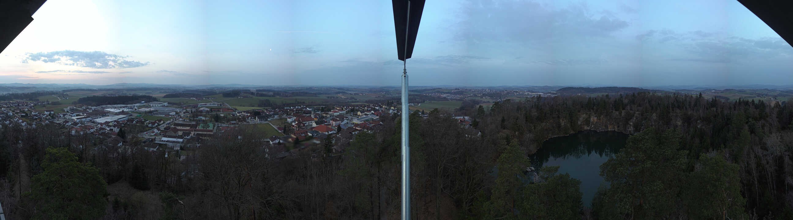 Archiv Foto Webcam Aussichtsturm am Steinbruch Büchlberg