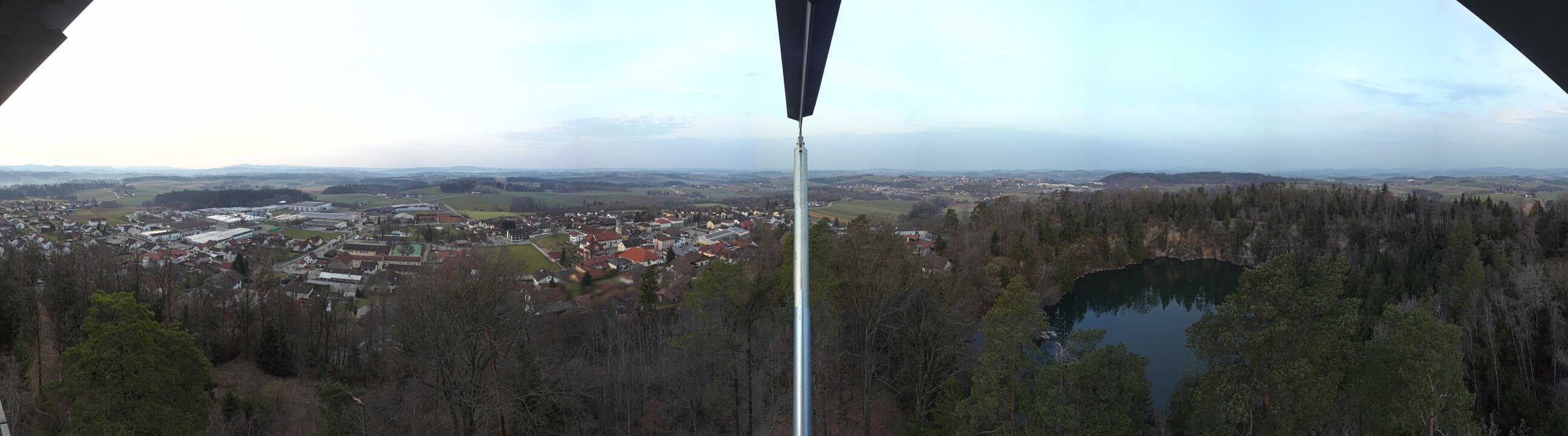 Archiv Foto Webcam Aussichtsturm am Steinbruch Büchlberg