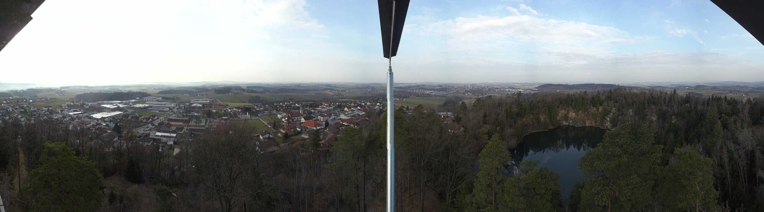 Archiv Foto Webcam Aussichtsturm am Steinbruch Büchlberg