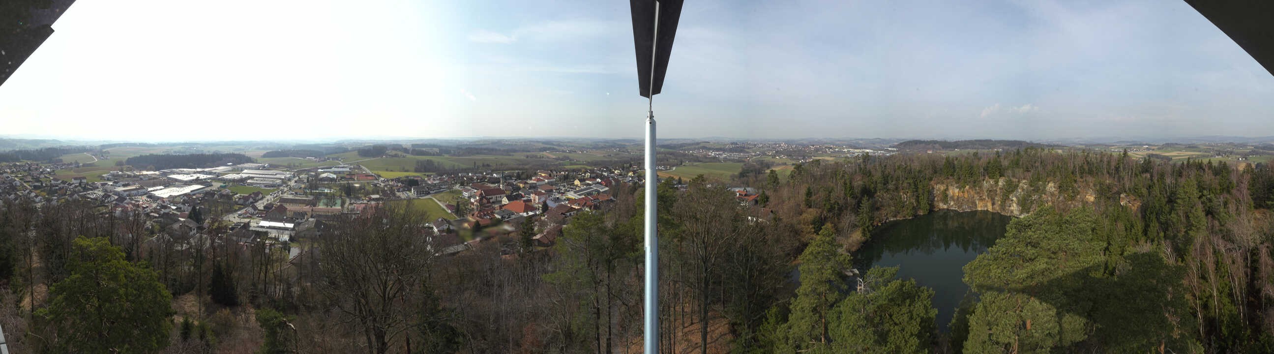 Archiv Foto Webcam Aussichtsturm am Steinbruch Büchlberg
