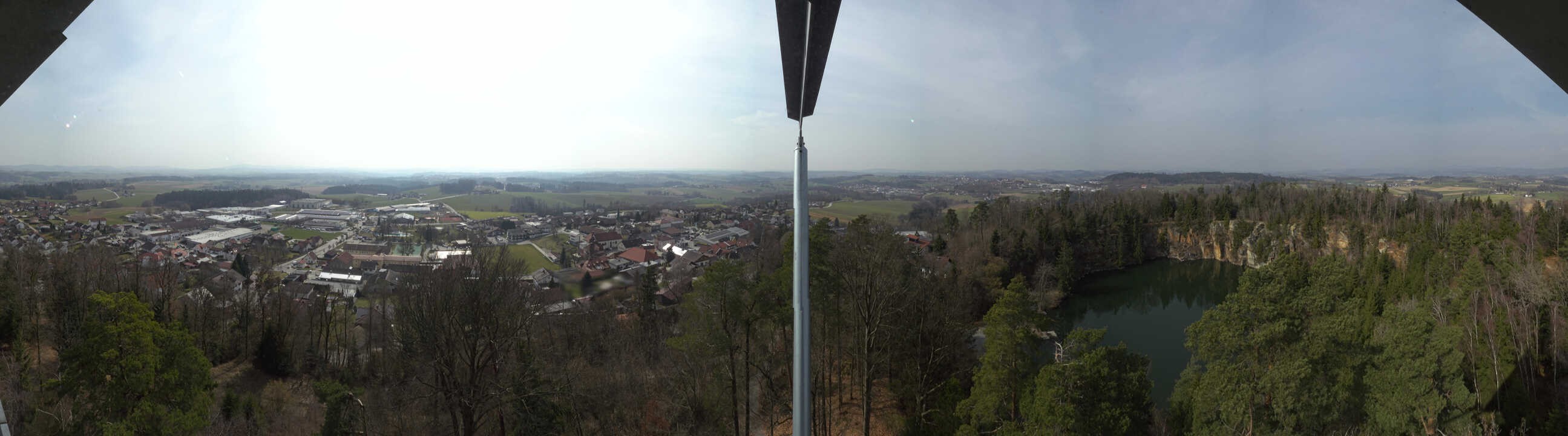 Archiv Foto Webcam Aussichtsturm am Steinbruch Büchlberg
