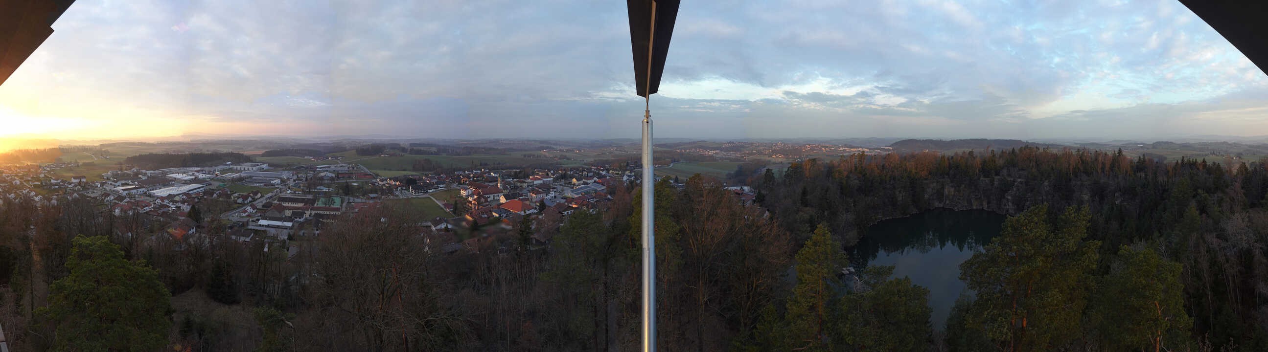 Archiv Foto Webcam Aussichtsturm am Steinbruch Büchlberg