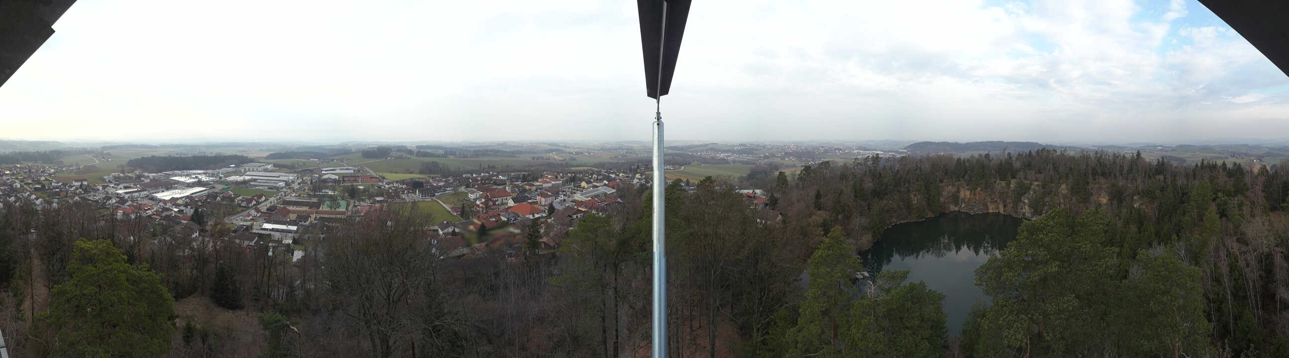 Archiv Foto Webcam Aussichtsturm am Steinbruch Büchlberg