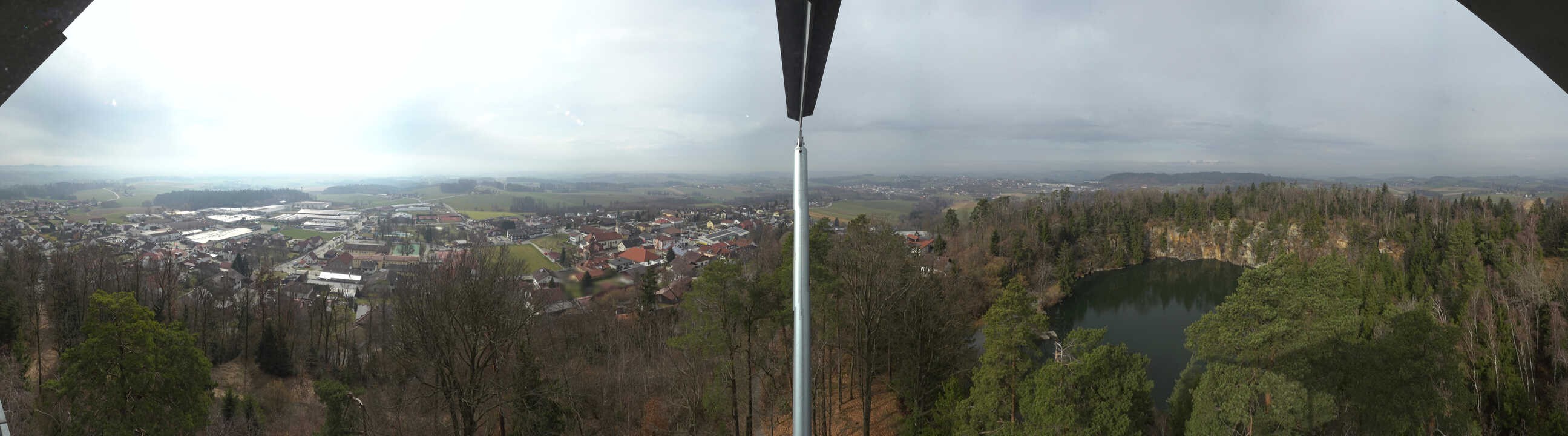 Archiv Foto Webcam Aussichtsturm am Steinbruch Büchlberg
