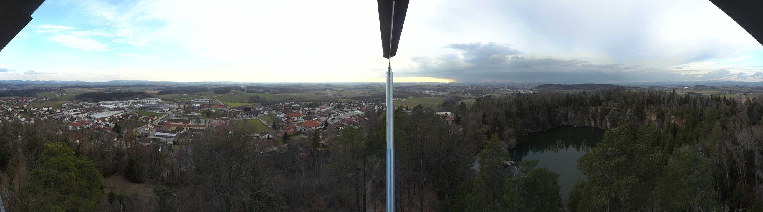 Archiv Foto Webcam Aussichtsturm am Steinbruch Büchlberg