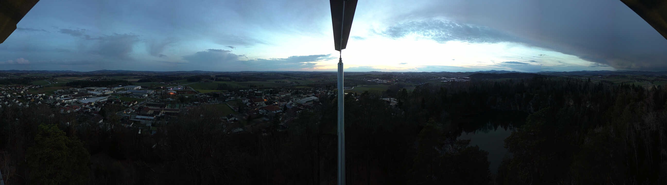 Archiv Foto Webcam Aussichtsturm am Steinbruch Büchlberg