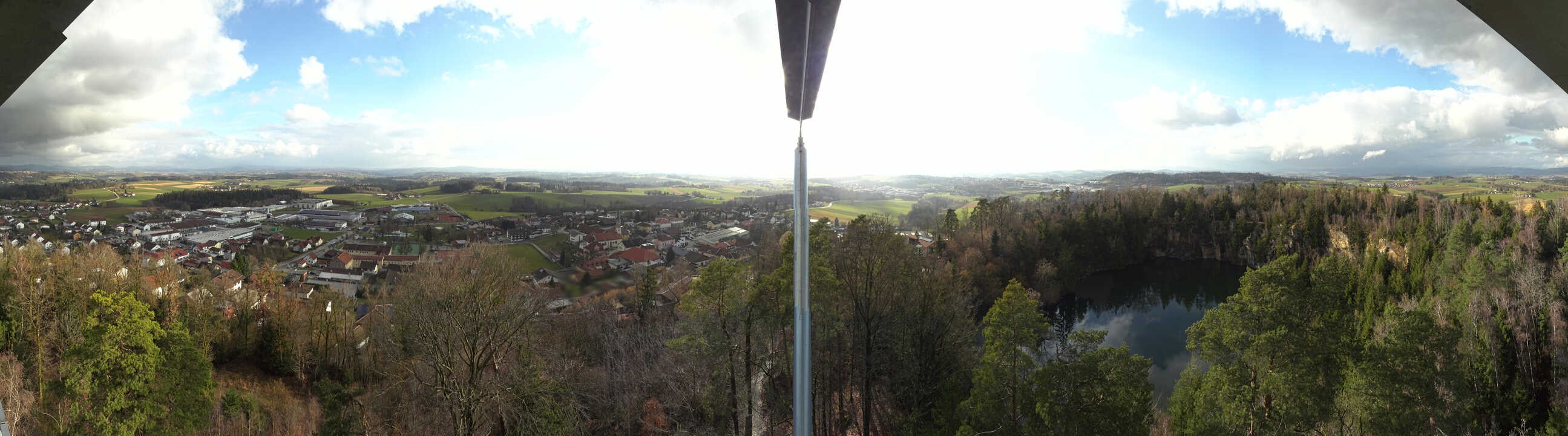 Archived image Webcam Büchlberg - Lookout tower