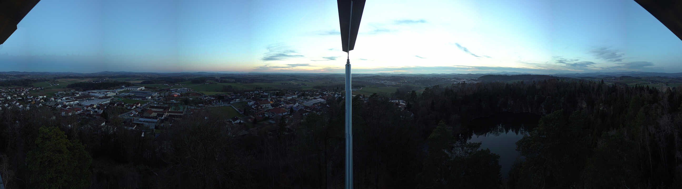 Archiv Foto Webcam Aussichtsturm am Steinbruch Büchlberg