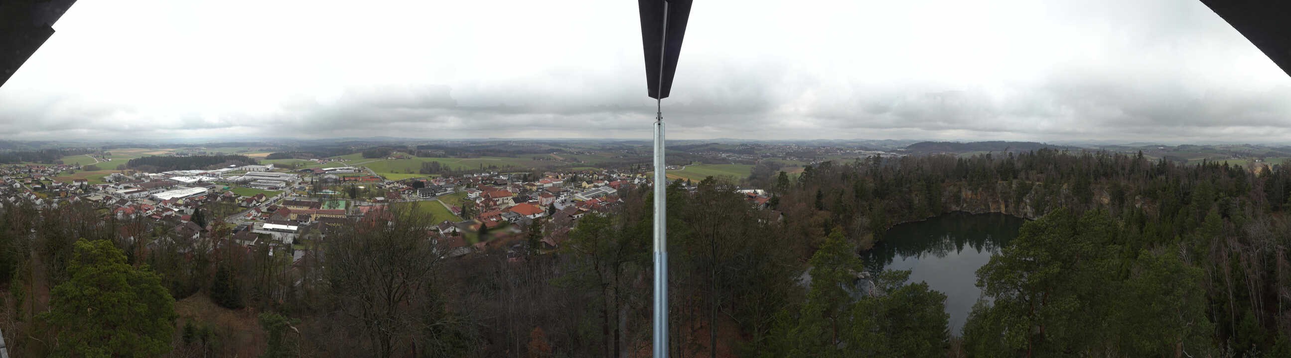 Archiv Foto Webcam Aussichtsturm am Steinbruch Büchlberg