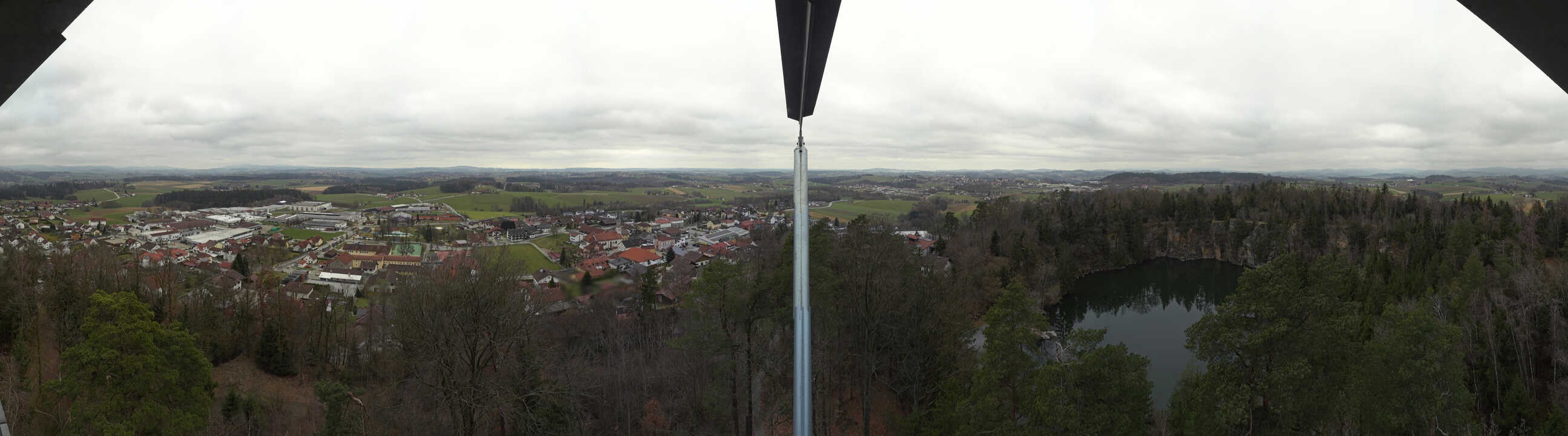 Archiv Foto Webcam Aussichtsturm am Steinbruch Büchlberg