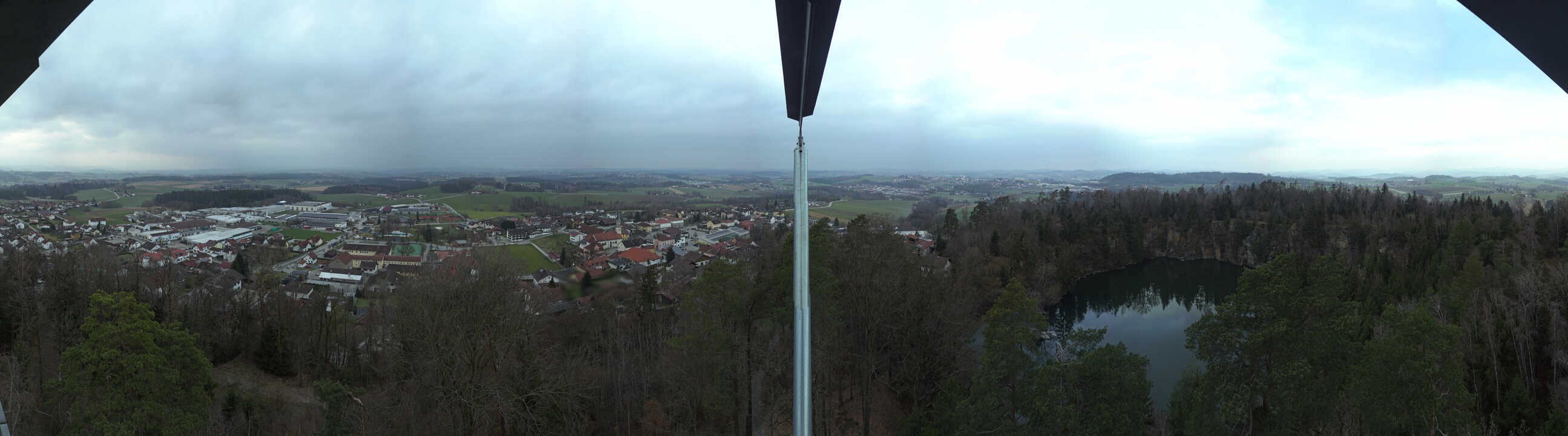 Archiv Foto Webcam Aussichtsturm am Steinbruch Büchlberg