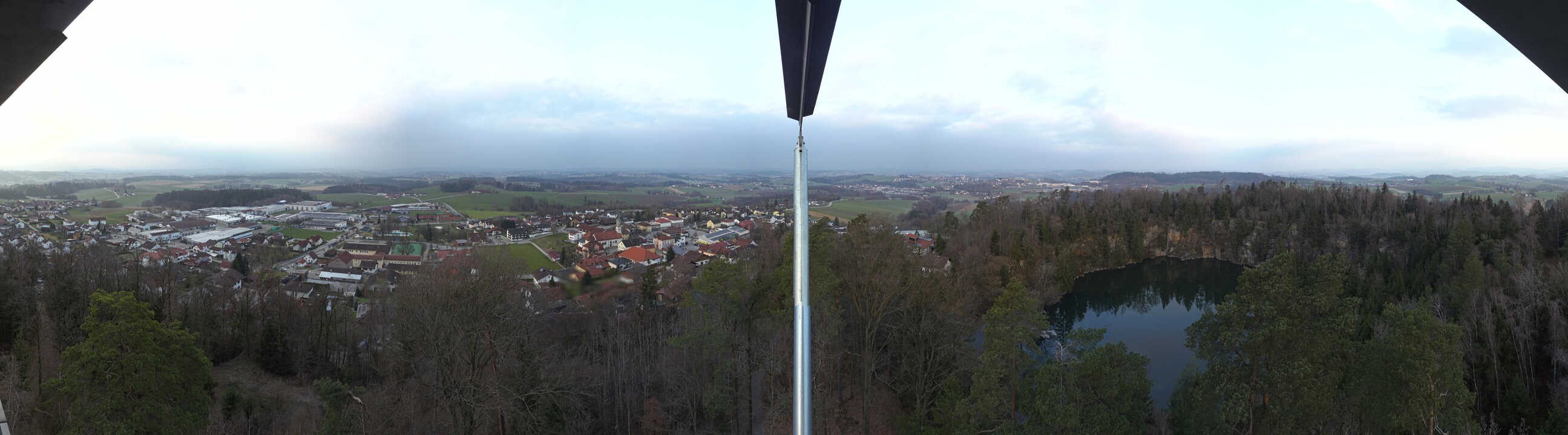 Archived image Webcam Büchlberg - Lookout tower