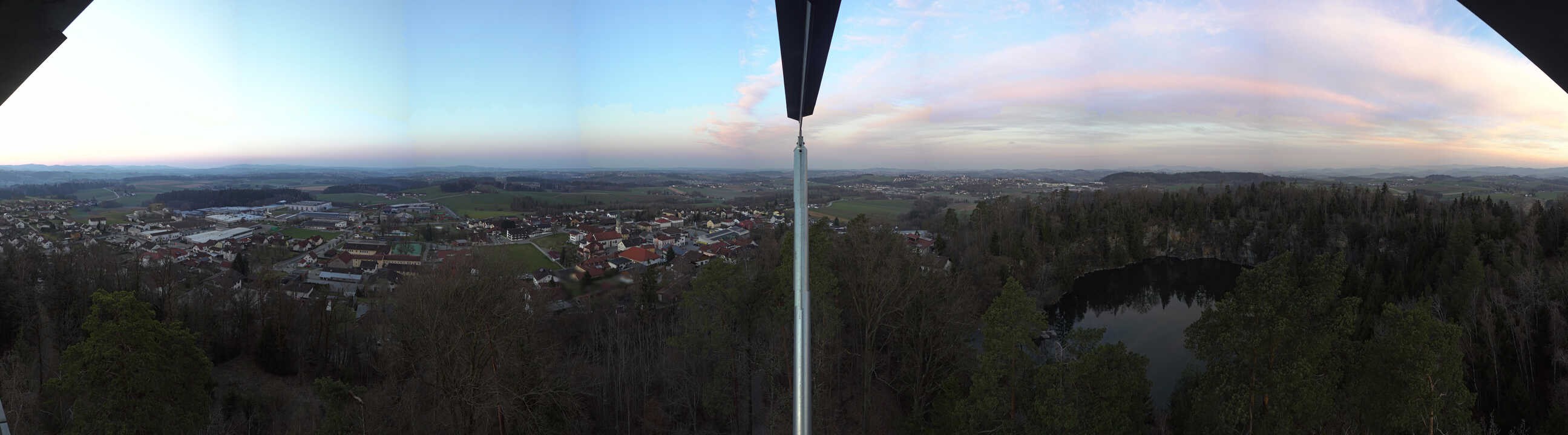 Archiv Foto Webcam Aussichtsturm am Steinbruch Büchlberg