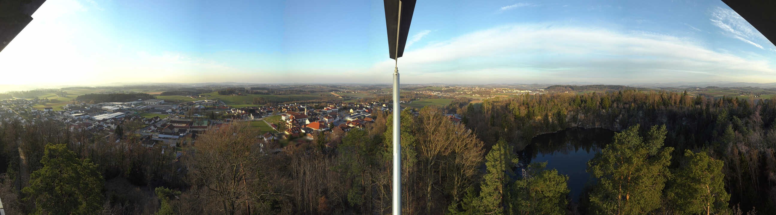 Archiv Foto Webcam Aussichtsturm am Steinbruch Büchlberg