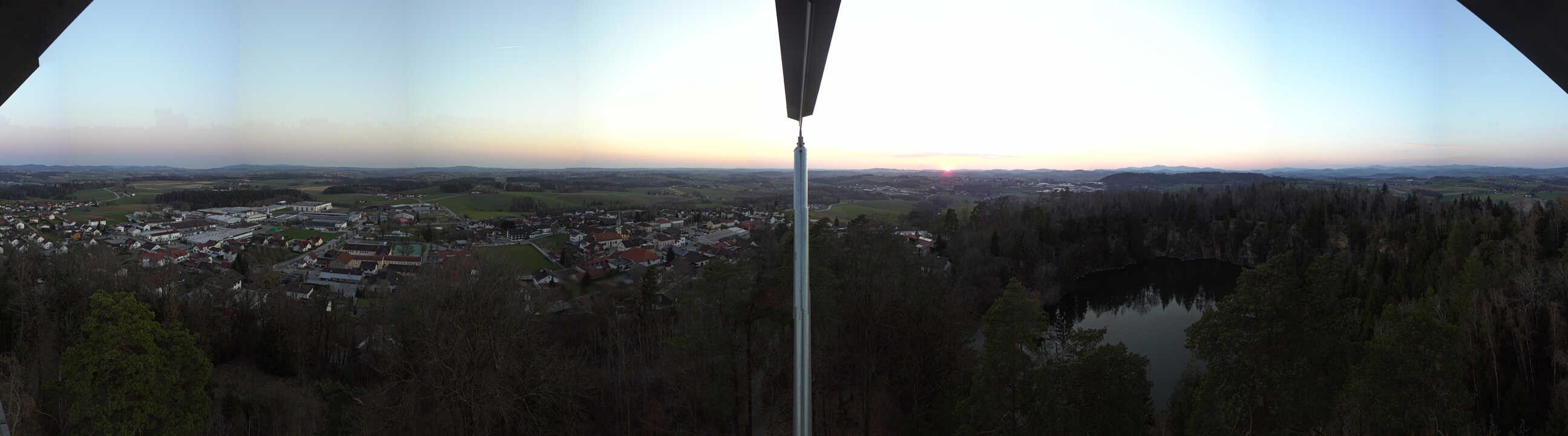 Archiv Foto Webcam Aussichtsturm am Steinbruch Büchlberg