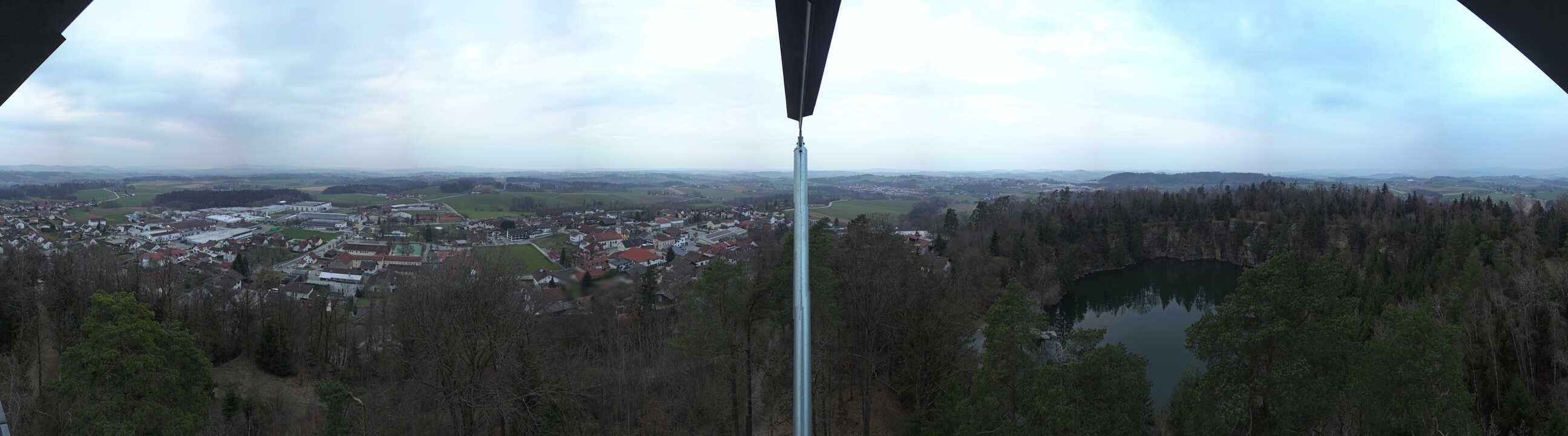 Archiv Foto Webcam Aussichtsturm am Steinbruch Büchlberg