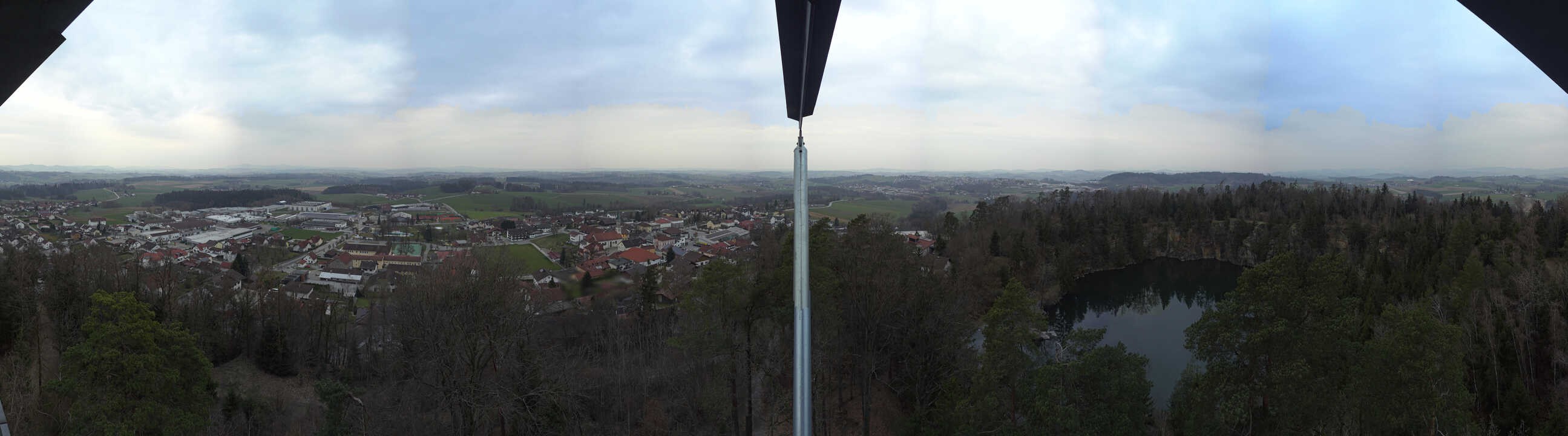 Archiv Foto Webcam Aussichtsturm am Steinbruch Büchlberg