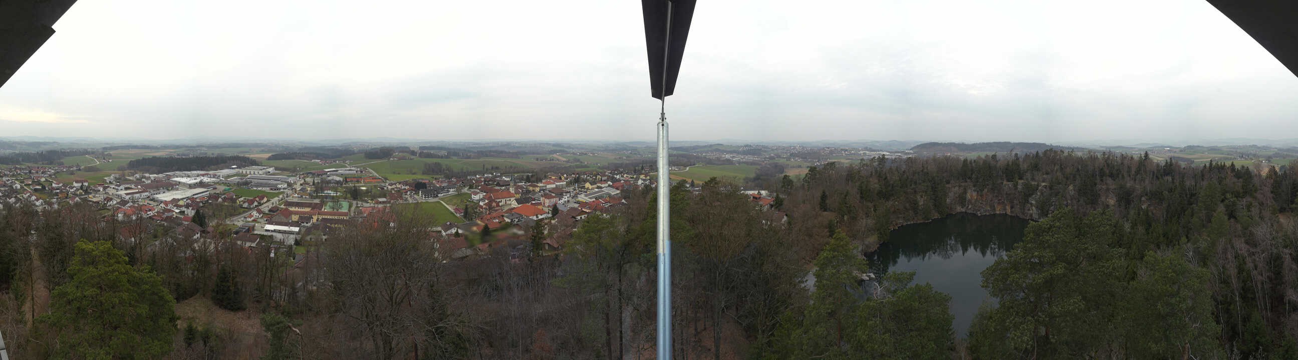 Archiv Foto Webcam Aussichtsturm am Steinbruch Büchlberg