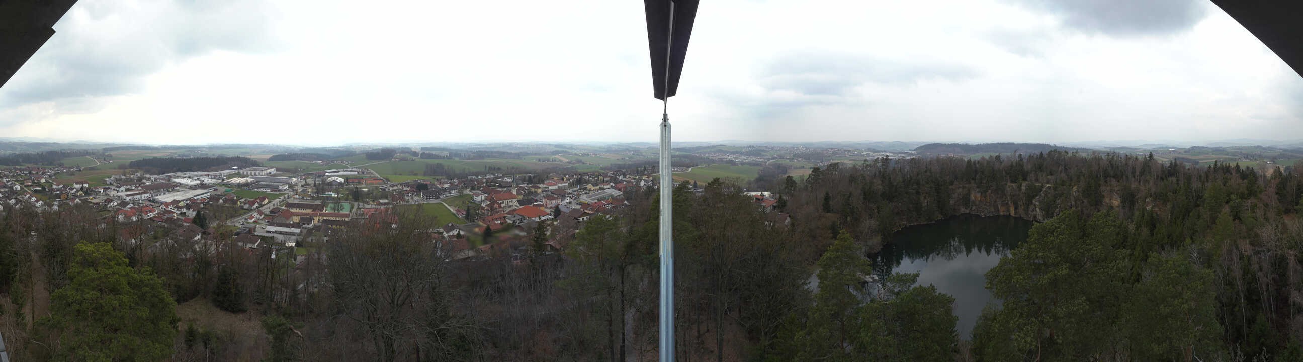 Archiv Foto Webcam Aussichtsturm am Steinbruch Büchlberg