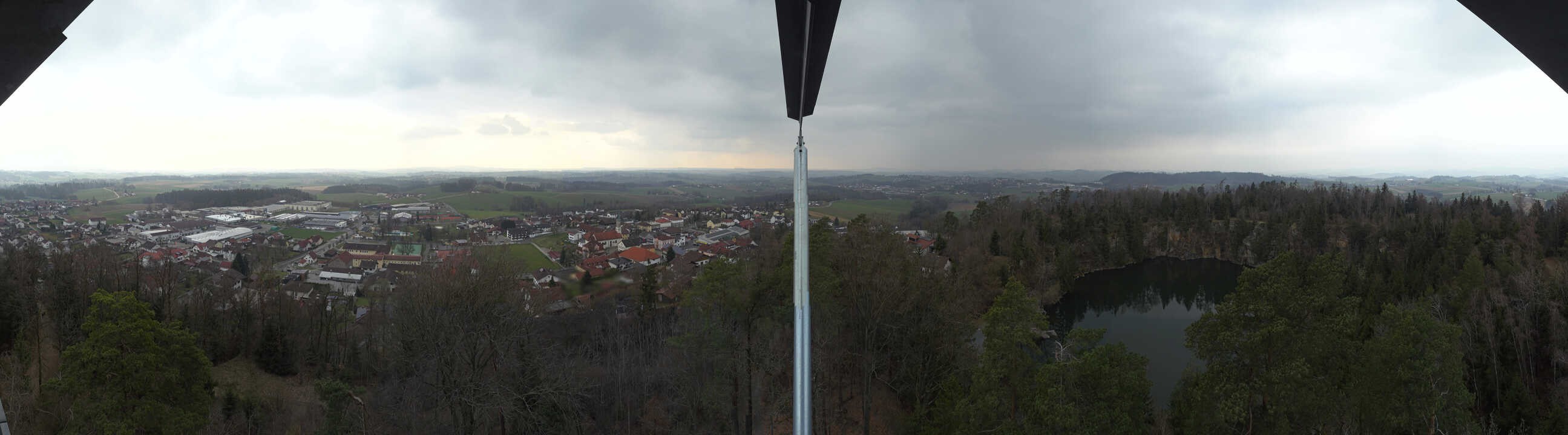 Archiv Foto Webcam Aussichtsturm am Steinbruch Büchlberg