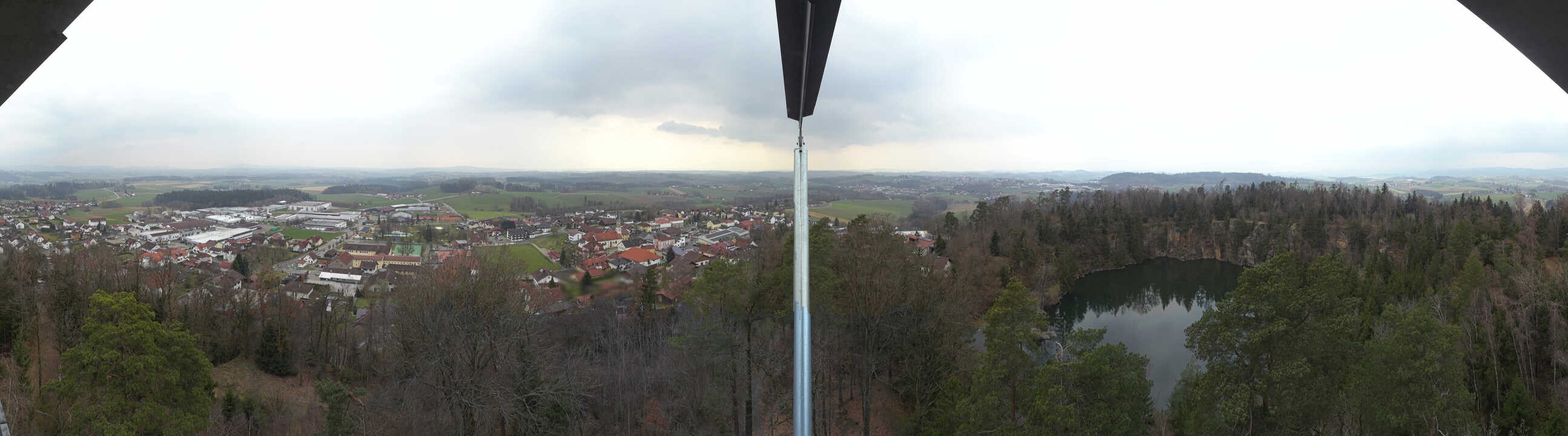 Archiv Foto Webcam Aussichtsturm am Steinbruch Büchlberg