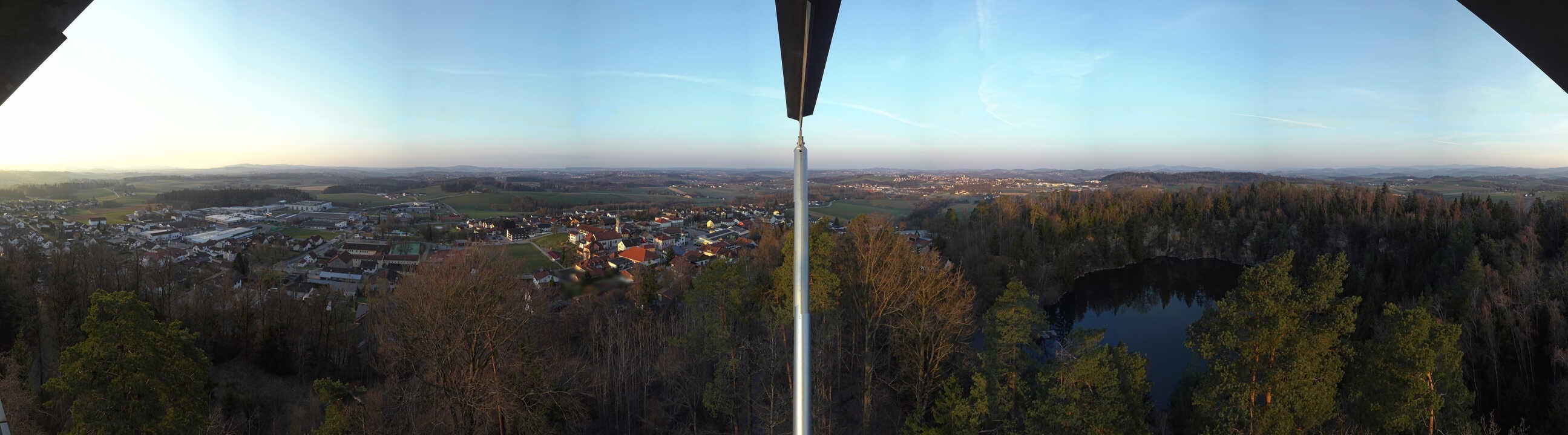 Archiv Foto Webcam Aussichtsturm am Steinbruch Büchlberg
